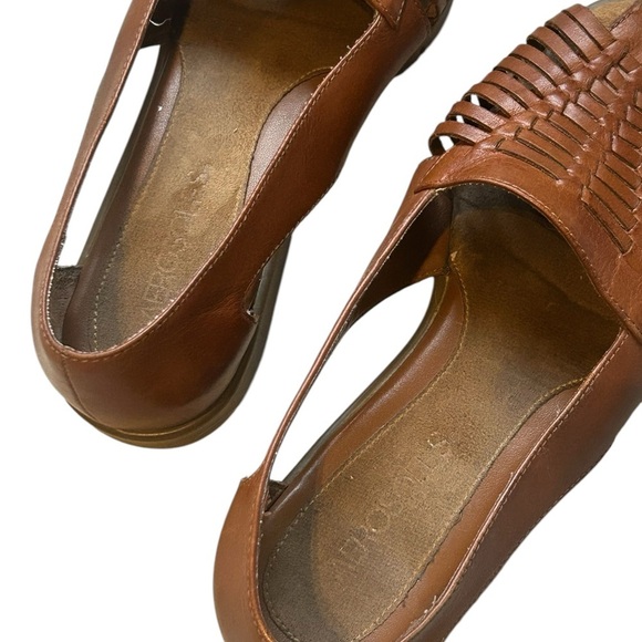 AEROSOLES Canyen Brown Leather Women's Shoes, Size 6M - Picture 2 of 5